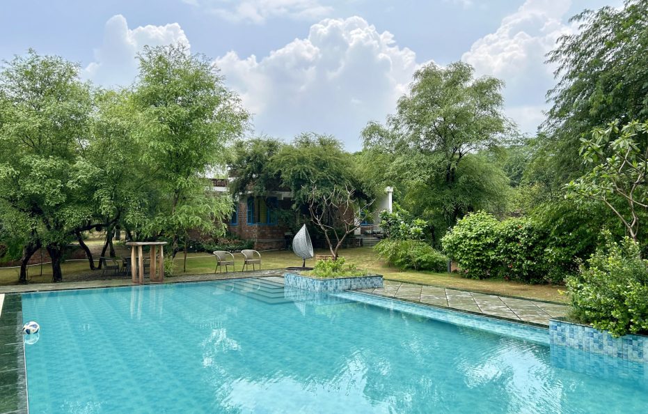 Insta-worthy 2 BHK Farmhouse with Pool near Gurgaon