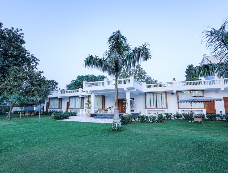 5 BHK Farmhouse with Pool, Lush Green Lawn & More